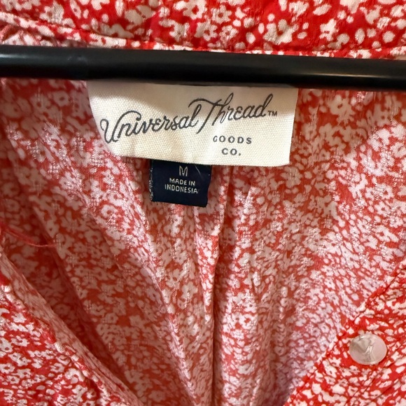 Red Universal Thread button down blouse - Picture 3 of 6
